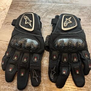 Alpinestars Black SMX Air Carbon Gloves